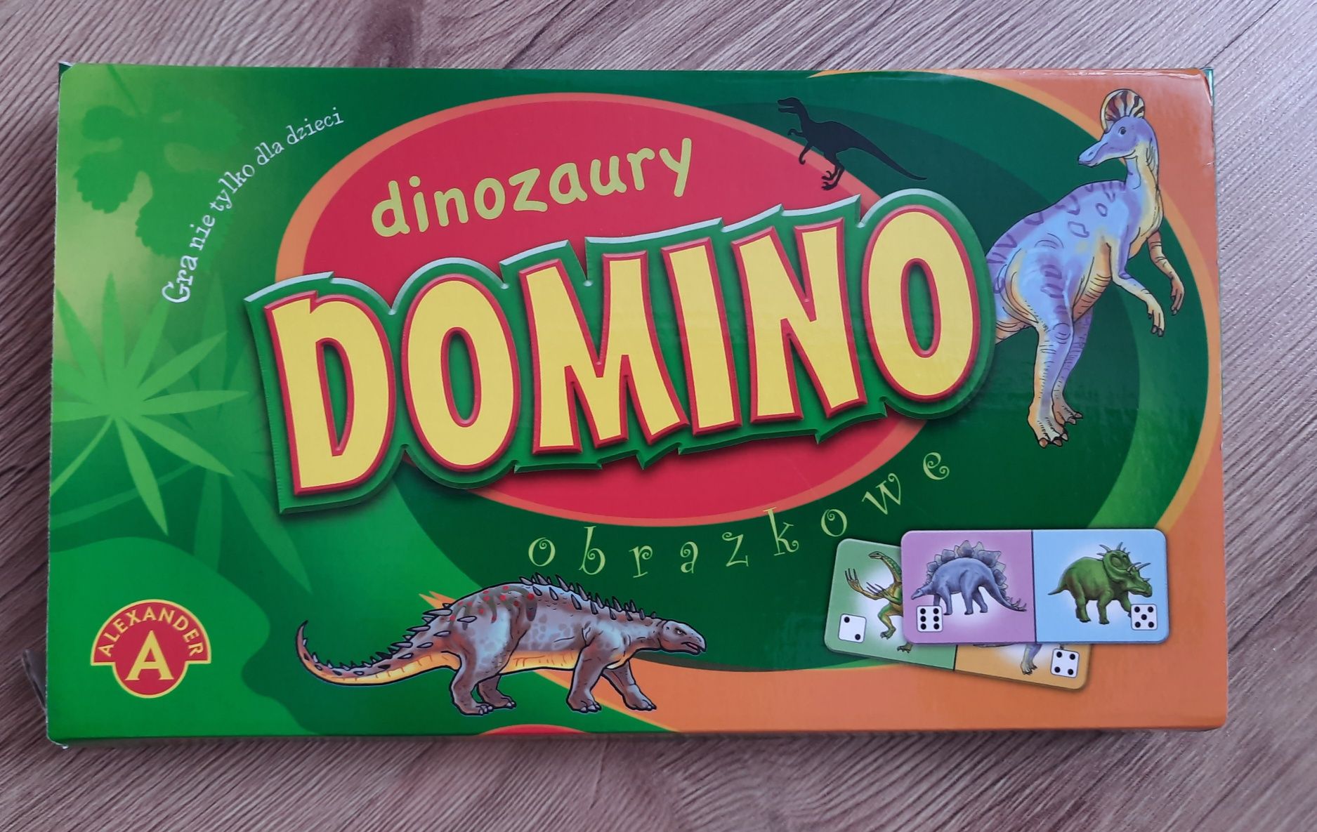 Gra Domino dinozaury. Alexander