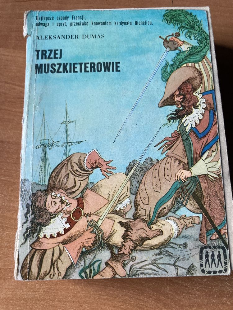 Książka pt,,Trzej muszkieterowie” 1969 rok