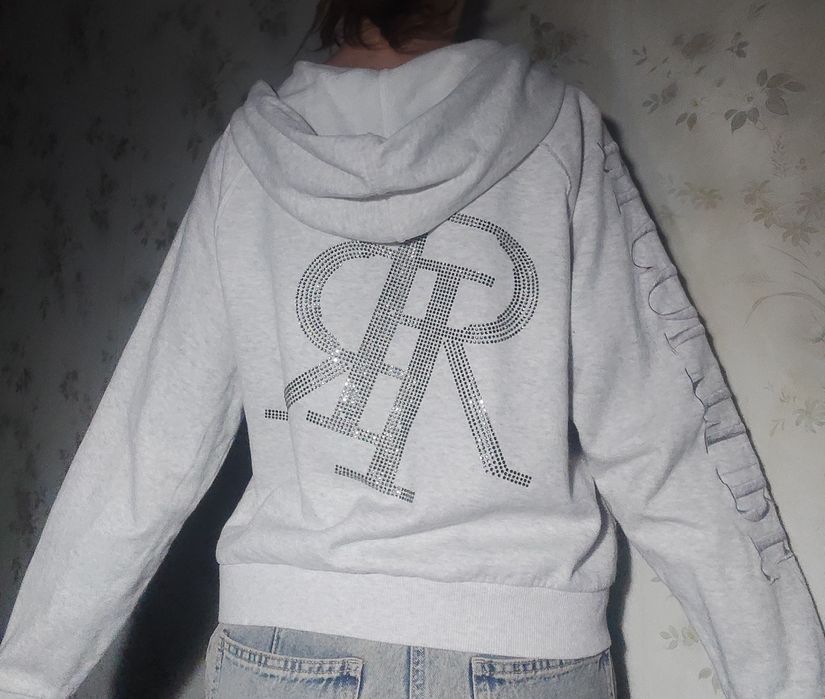 Стильна кофта RI COUTURE на блискавці – розмір S/M