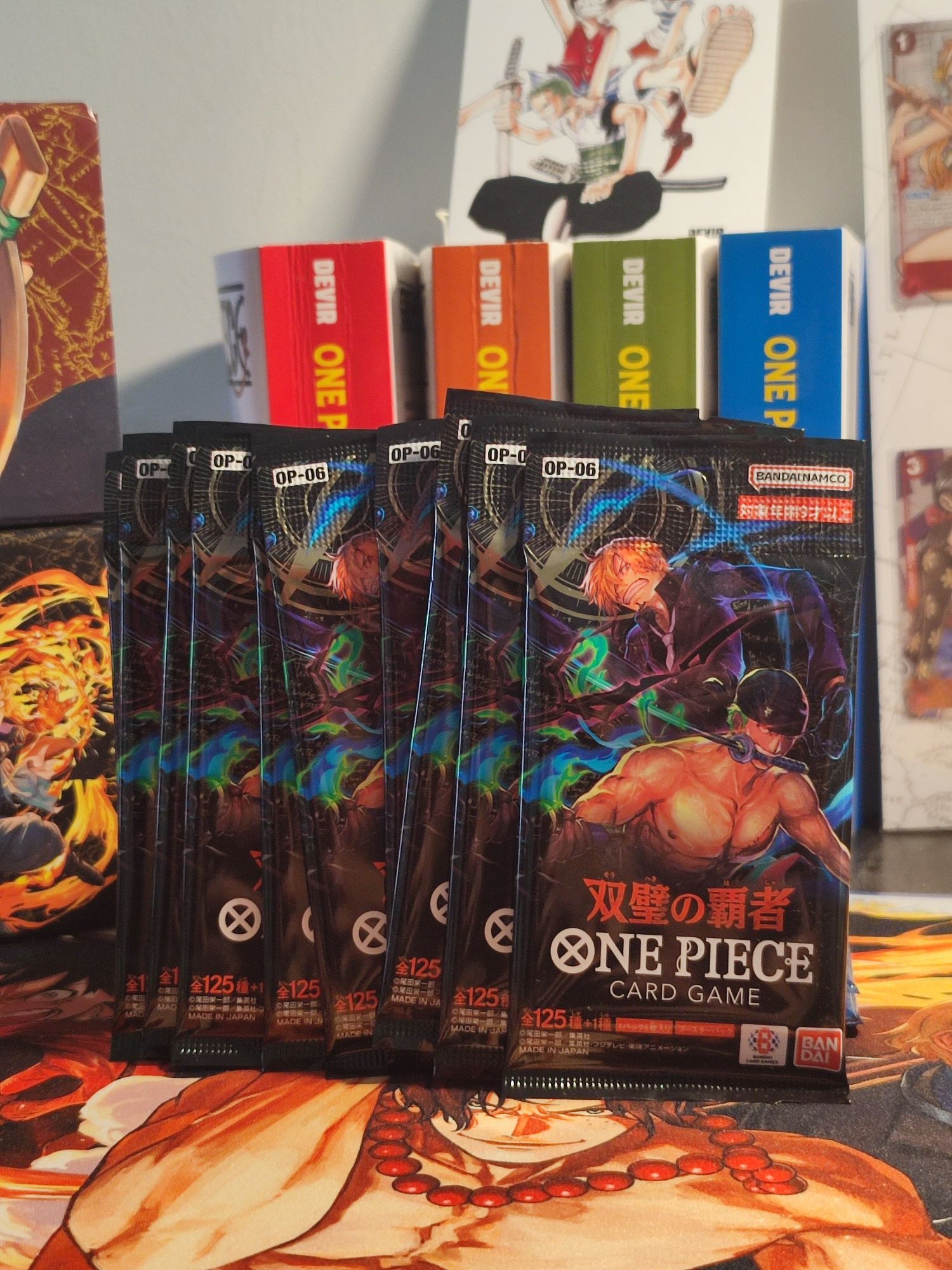 ONE PIECE - Booster Packs( Japonês e inglês)