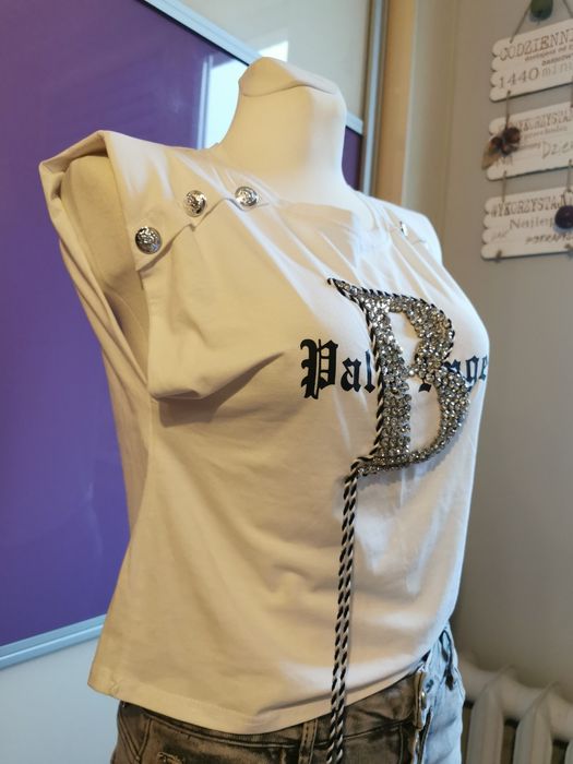 Bluzka ozdobna krótka