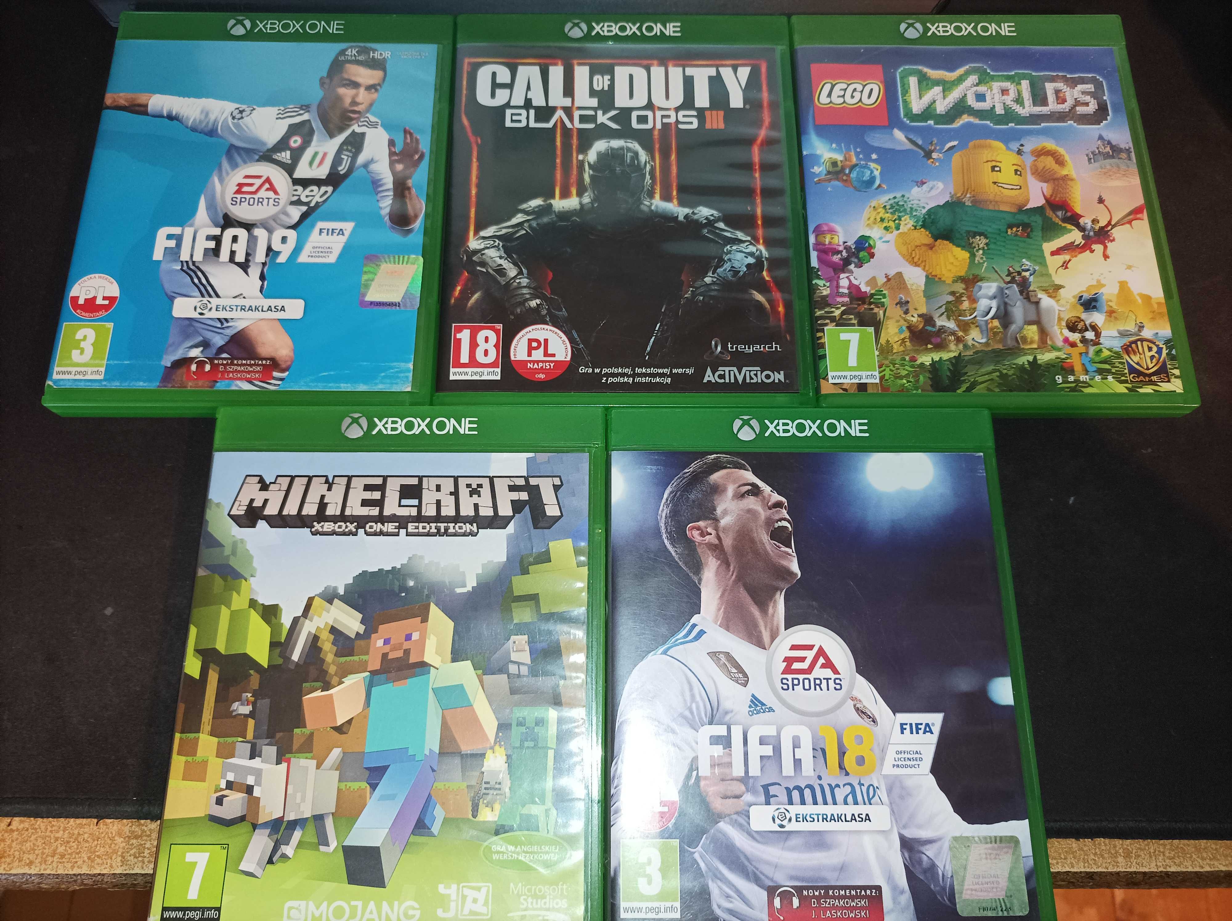 FiFA 19, Black Ops 3, LEGO Worlds