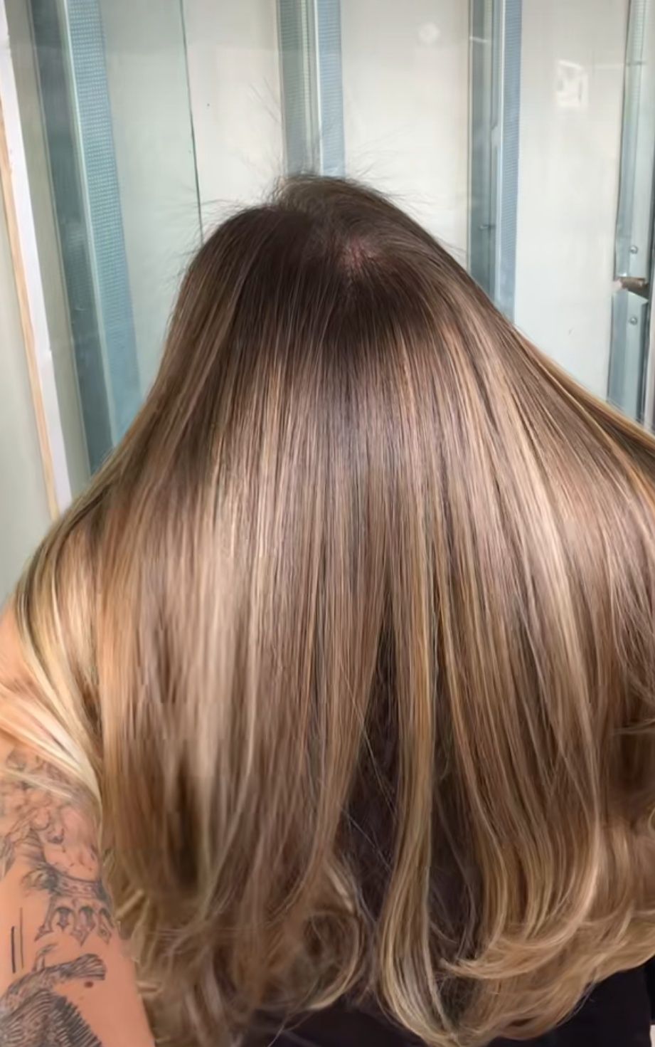 Włosy clip in ombre