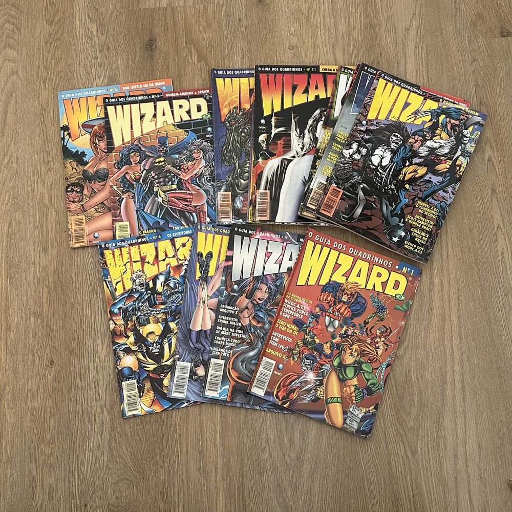 Wizard: o mundos dos quadrinhos 1-15