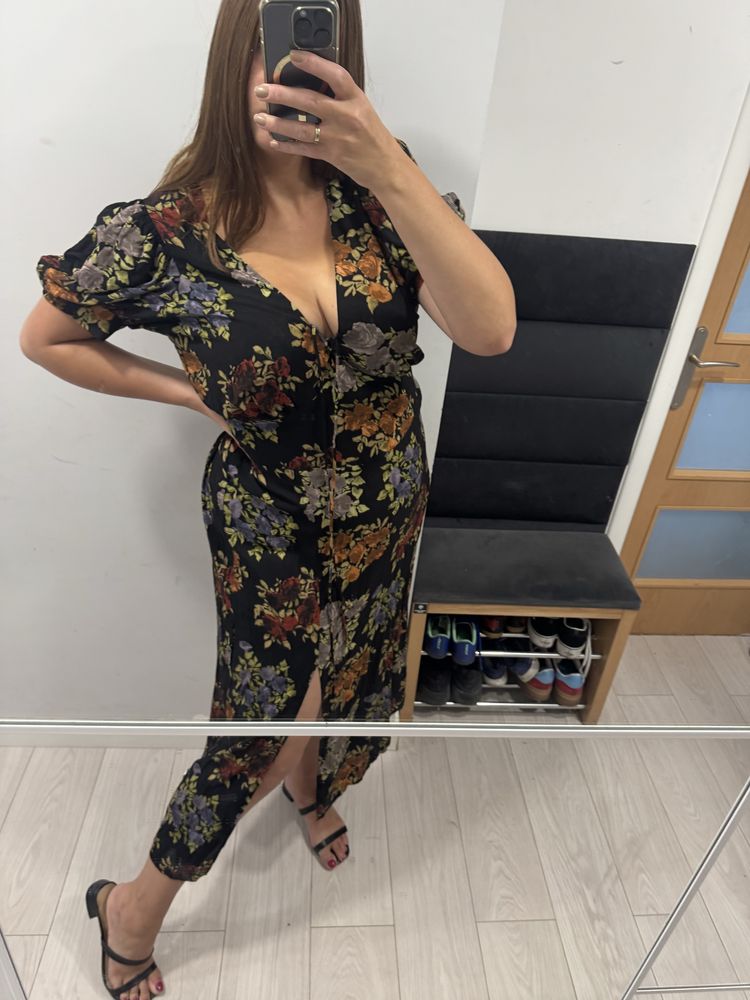 Sukienka nowa bez metki Asos Design Curve 48 wiskoza