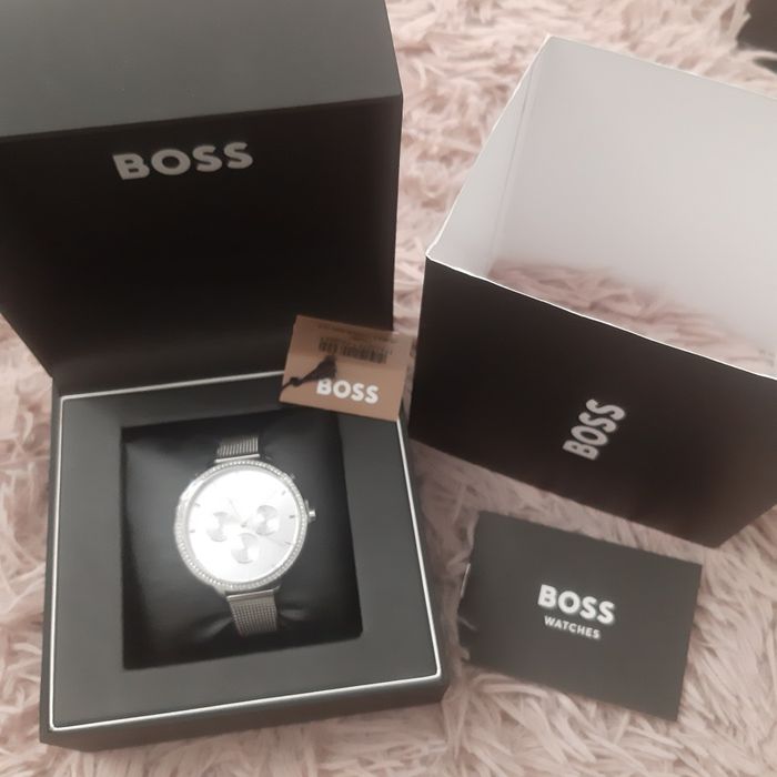 Zegarek Hugo Boss srebrny/niebieski
