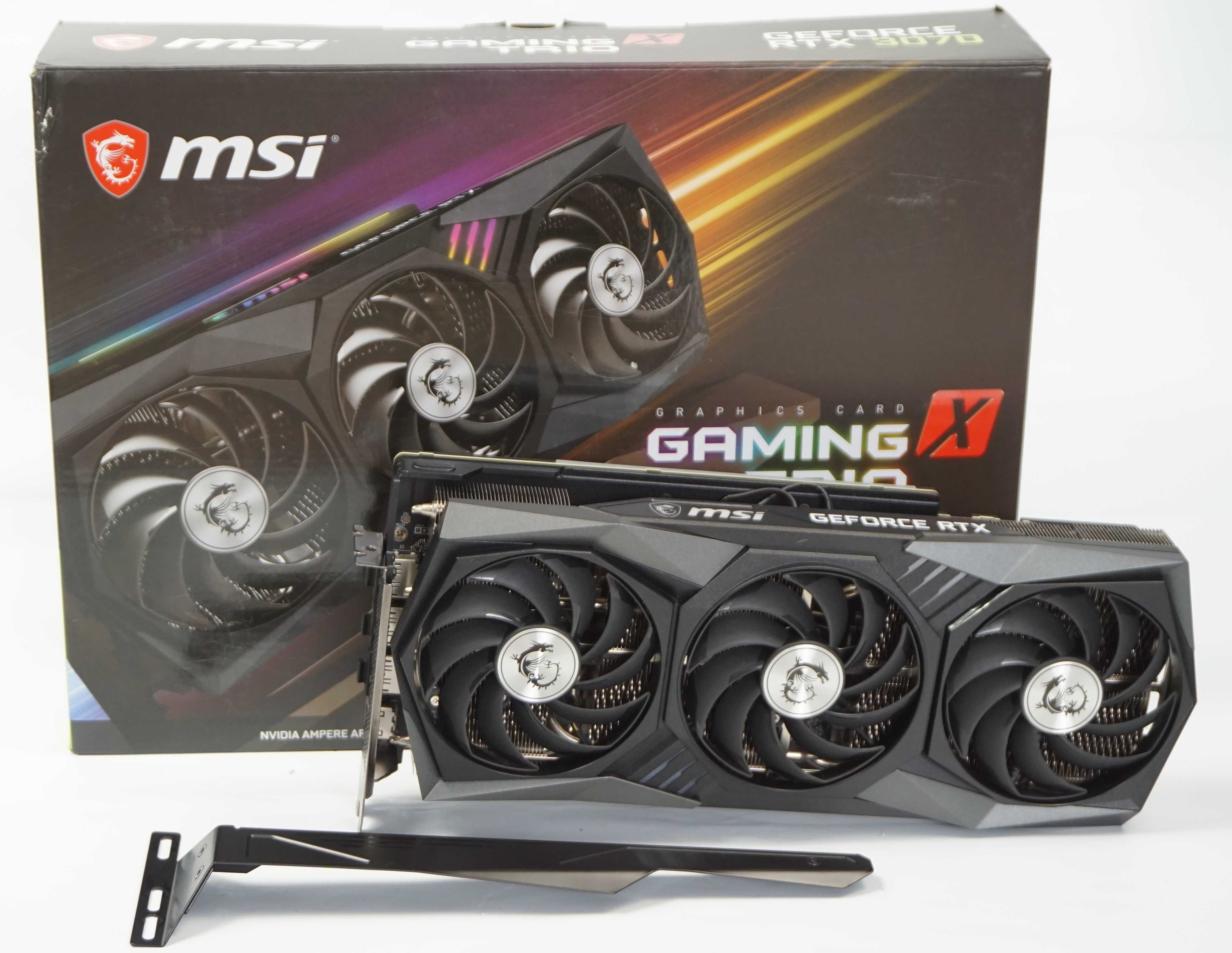 Karta graficzna MSI GeForce RTX 3070 Gaming X Trio 8GB GDDR6 LED RGB