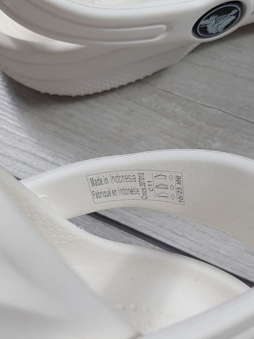 Тапочки сабо сланці CROCS р.С11 р.28,колір молочний