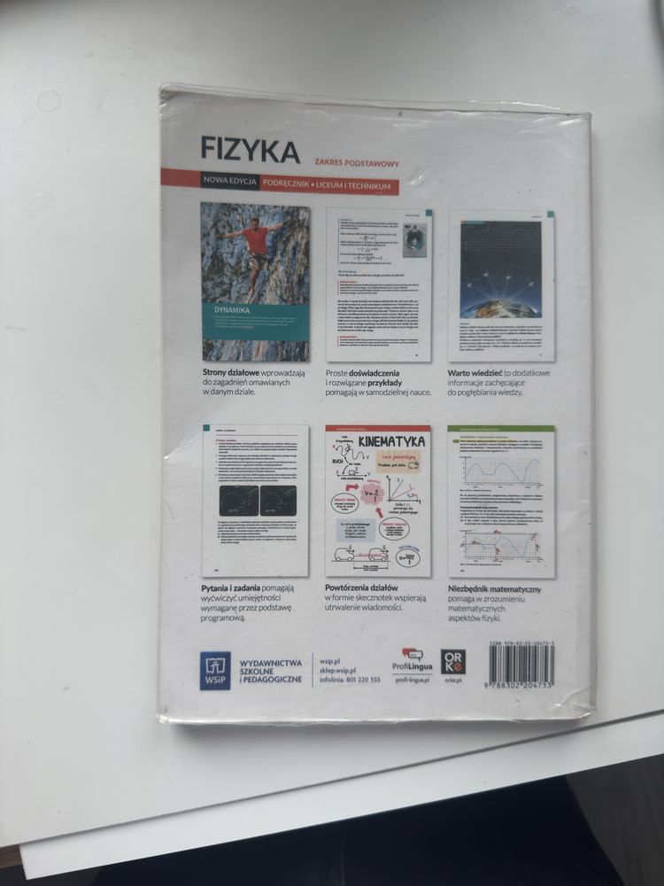 Podrecznik Fizyka WSiP klasa 1
