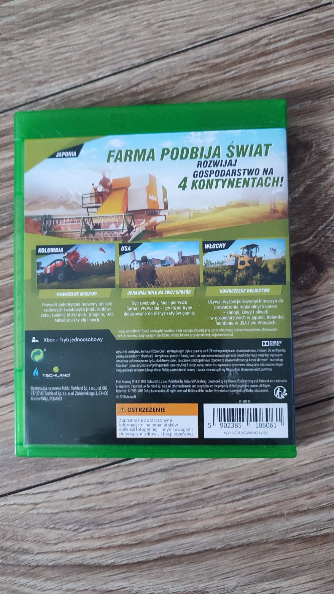 Pure farming 2018 Xbox one