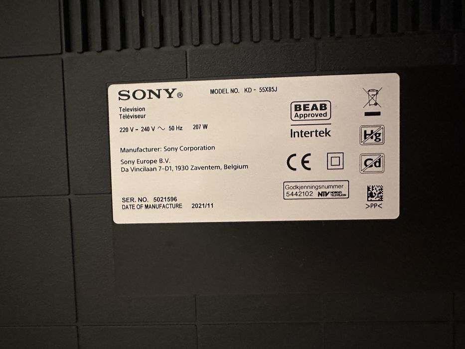 Telewizor Bravia 55X85J