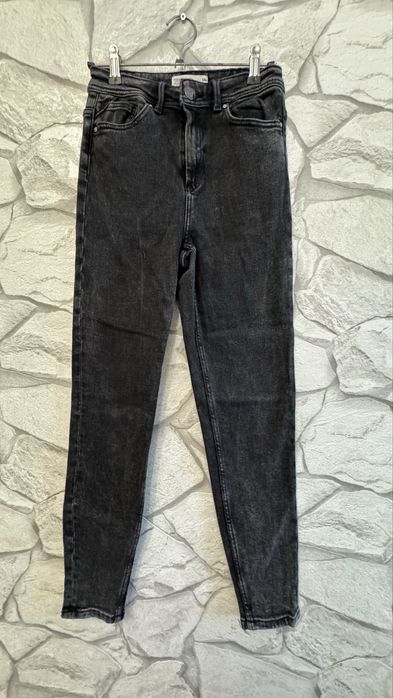 Чорні (графітові) джинси House High Waist Organic Cotton, розмір 34