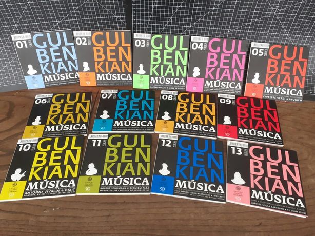 CDs/livro Gulbenkian Música Clássica Haydn, Vivaldi Verdi Mozart etc