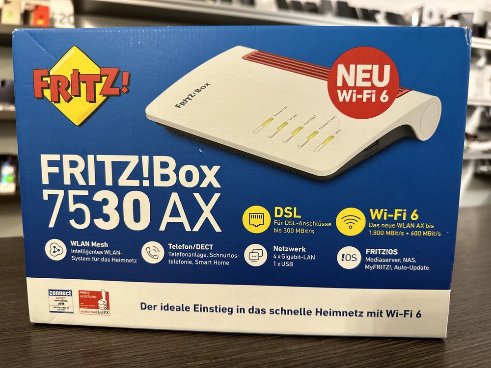 Router Fritz!Box 7530 AX Wi-Fi 6 Poznań Długa 14