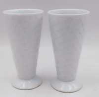 Pucharki do lodów porcelanowe w kształcie wafla. Cena za zestaw