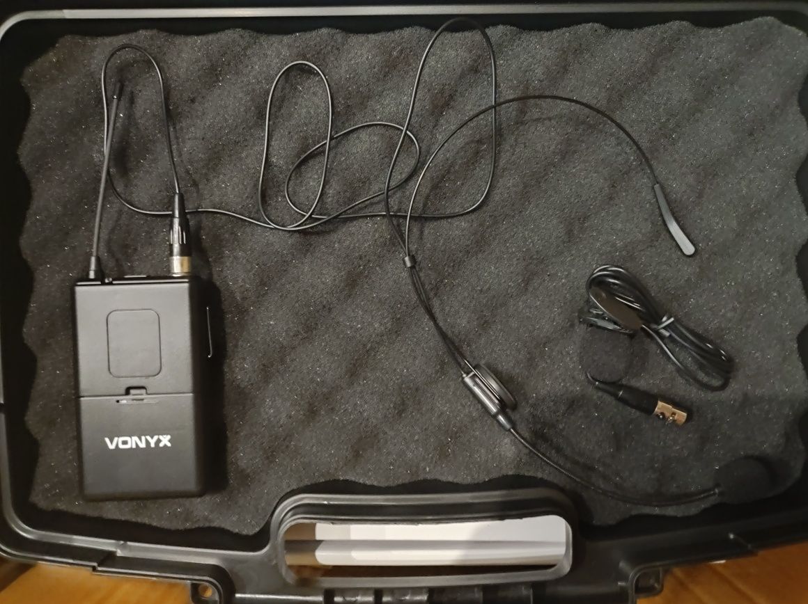 Zestaw mikrofonów nagłownych VHF Vonyx WM522B