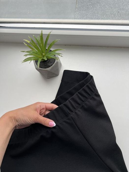 Нові чорні 14 розмір трикотажні лосіни легінси штани цупкі