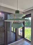 Lampa wisząca zielona, skandynawski design