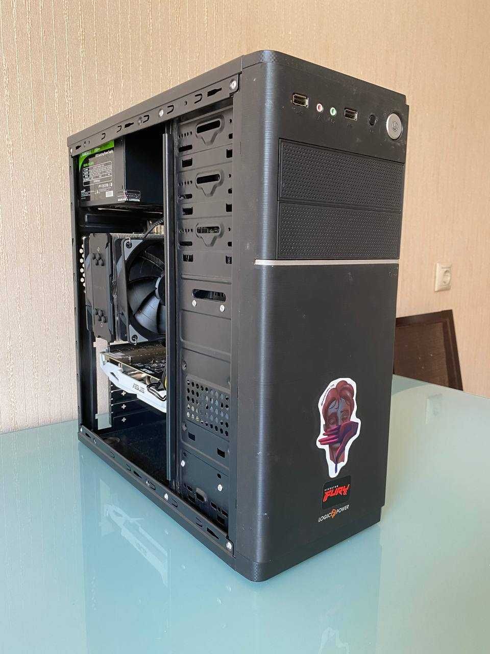 Компьютер AMD Ryzen 5 2600 / Asus GTX 1060 / 16 DDR4 / 128 SSD