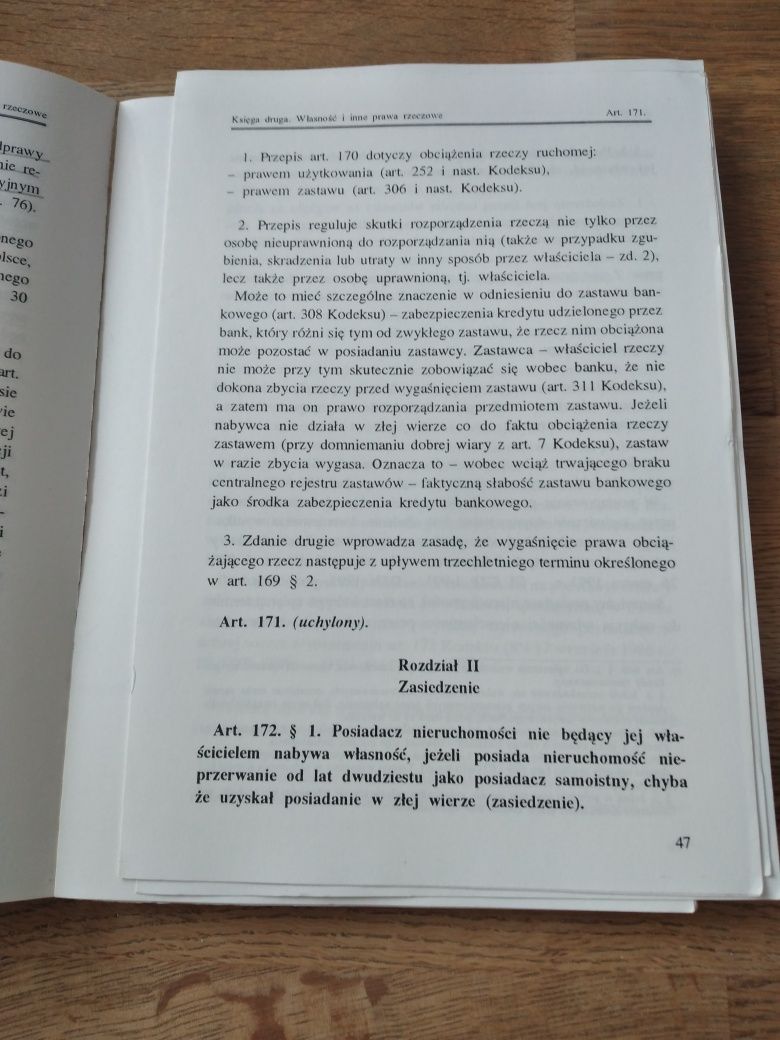 Kodeks cywilny z komentarzem  1996. Izdebski  Hubert