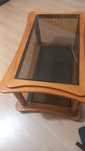 Mesa de centro com vidro