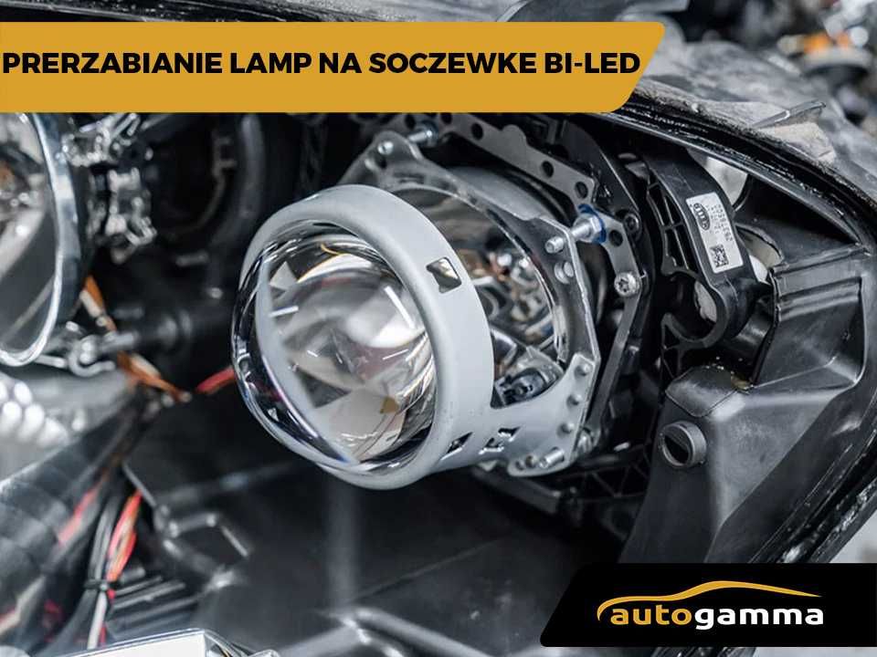 Montaż soczewek BiLED i Laser do lamp oraz Regeneracja Reflektorów