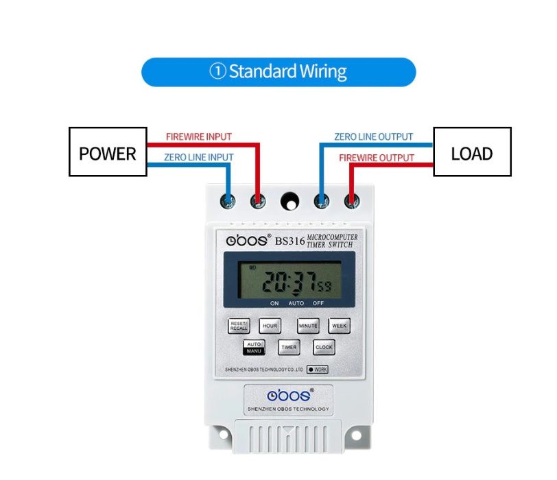 Módulo Temporizador Digital / Relé AC 220V