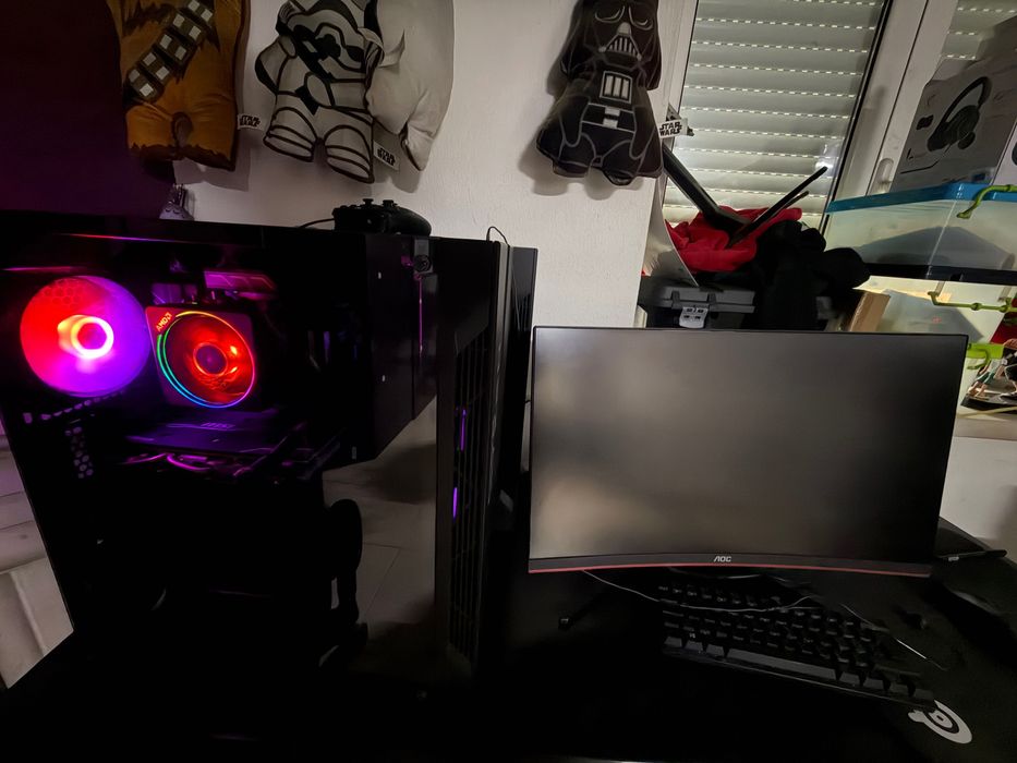 Pc gamer com monitor (opcional)