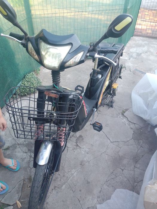 Электро велосипедед заря силач