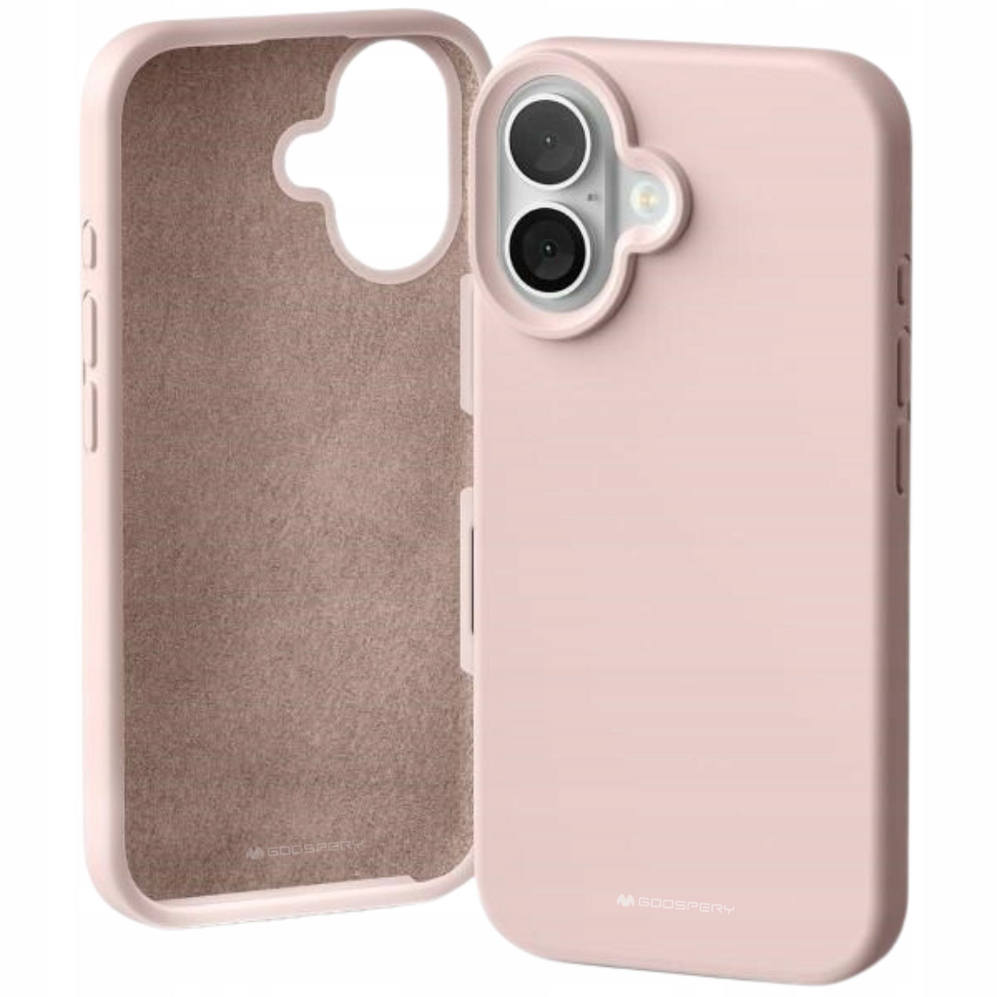 Etui do iPhone 16 Mercury Silicone różowe