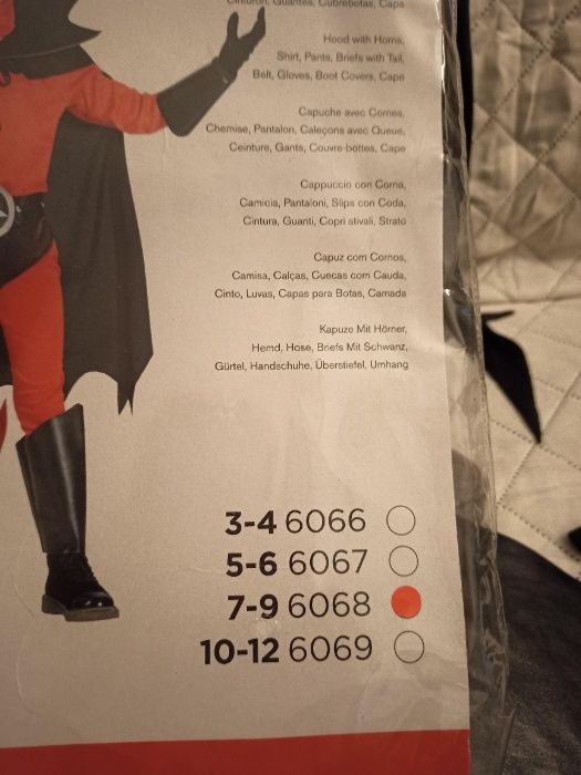 Disfarce de Carnaval Diabo