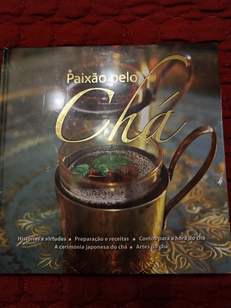 2 Livros: "Paixão pelo Café" e "Paixão pelo Chá"