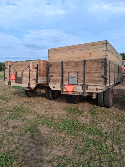 Przyczepy rolnicze 4-6ton drewniane ładne