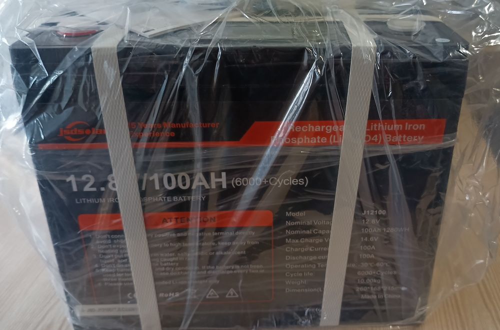LiFePo4 акумулятор jsdsolar 12V 100 Ah. В наявності.
