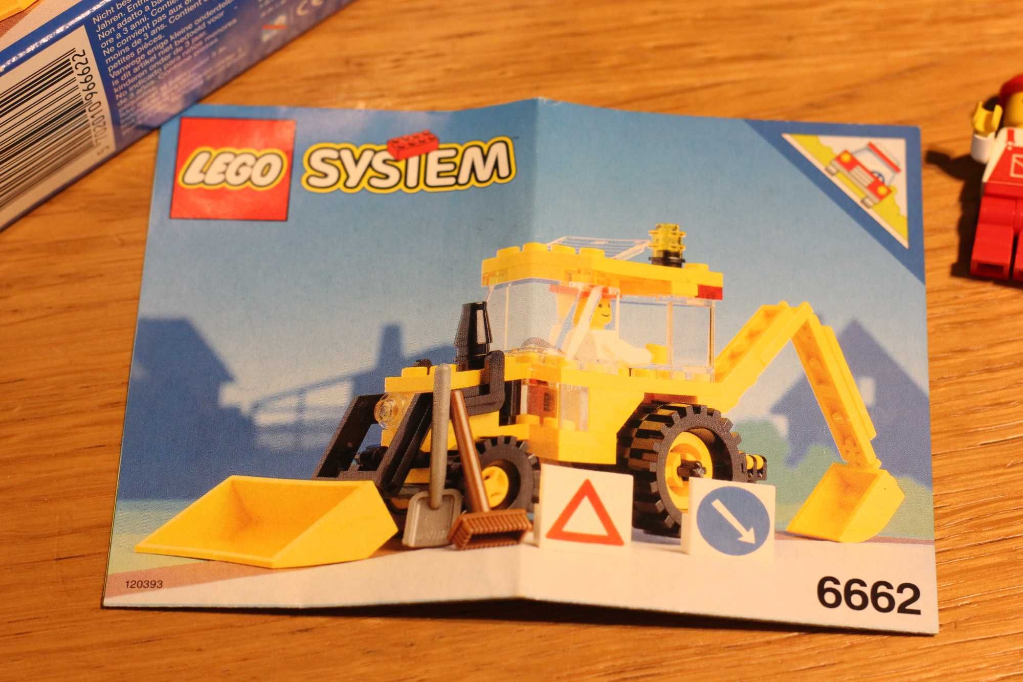 Lego 6662 - Backhoe, komplet jak nowy z instrukcją i pudełkiem, System
