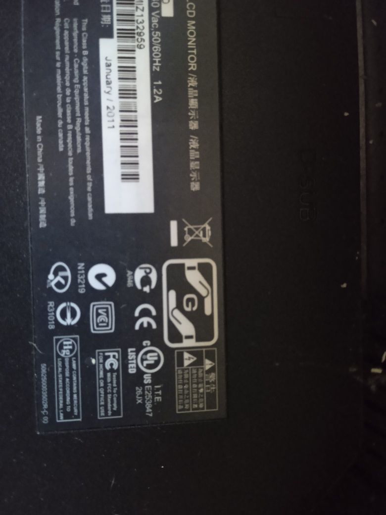 Monitor Asus vh192d