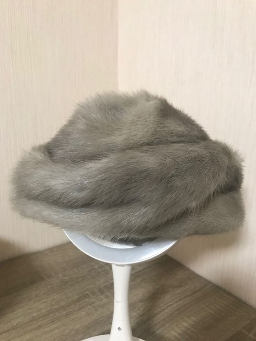 Шапка норка натуральне хутро