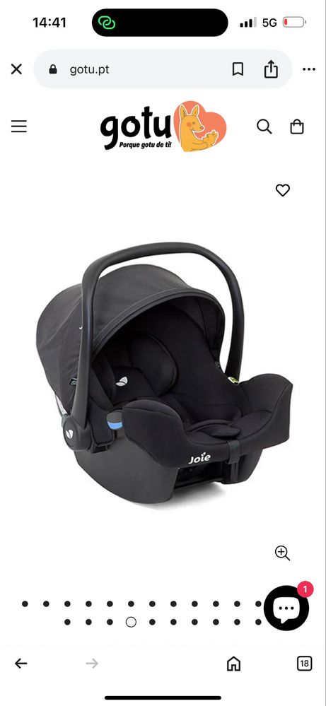 Joie carrinho e ovo Mytrax Flex Signature m - Noir até aos 15kg