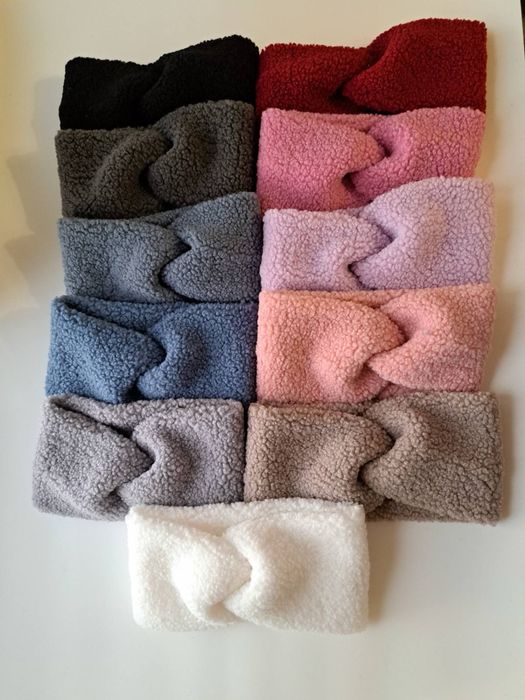 Повязка каракуль шутро тедді тепла мех тедди теплая чалма барашек