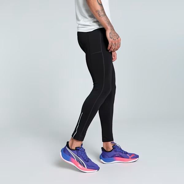 Чоловічі бігові утеплені лосини - тайтси для бігу Puma Ukraine Running