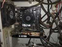 Ігровий пк компʼютер (i5-12400 s-1700, 16гб, rx570) на гарантіі