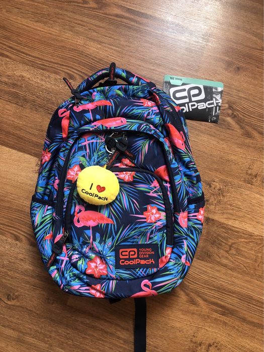 Plecak szkolny z flamingami CoolPack CP Vance Pink Flamingo Nowy