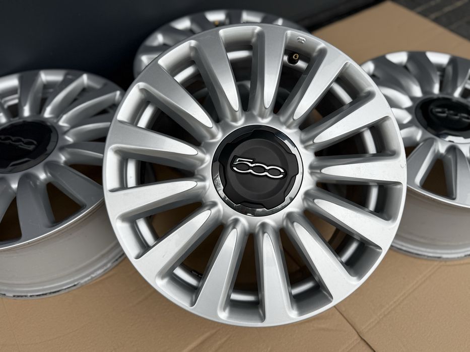 4x Felgi aluminiowe 16 cali 5x98 oryginał Fiat 500 500L Abarth