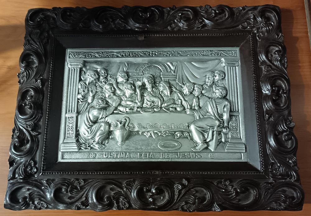 Ceias de Cristo madeira e metal