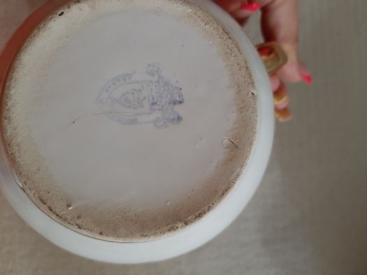Terrina com tampa e jarro - Fábrica porcelana de Aveiro