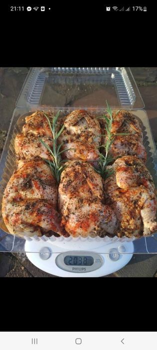 Перепелиное мясо (свежие и копчёные)