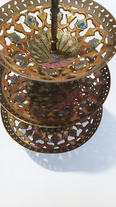 Тарелка трехъярусная горка