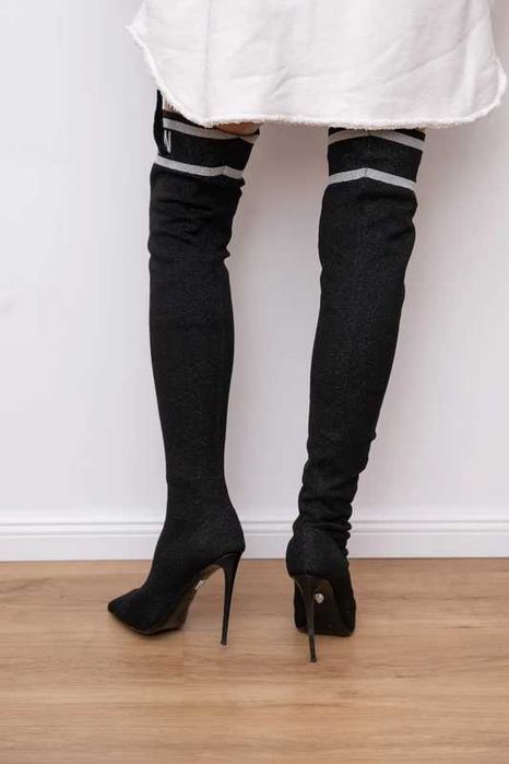 Kozaki na szpilce Philipp Plein