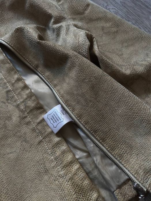 Tgk devisegff ERD Enpfants Riches Deprimes кожанка из кожи змеи патерн