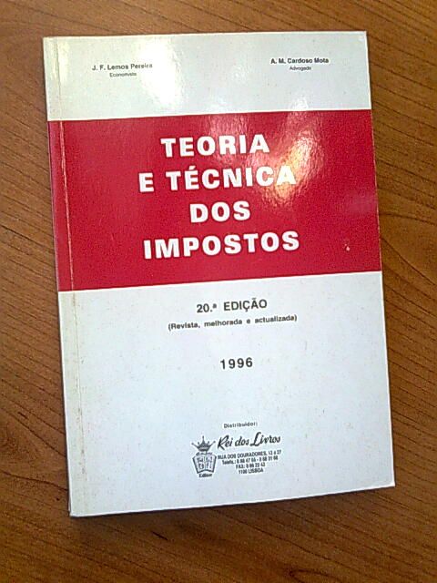 Livro Teoria e Técnica dos Impostos 1996